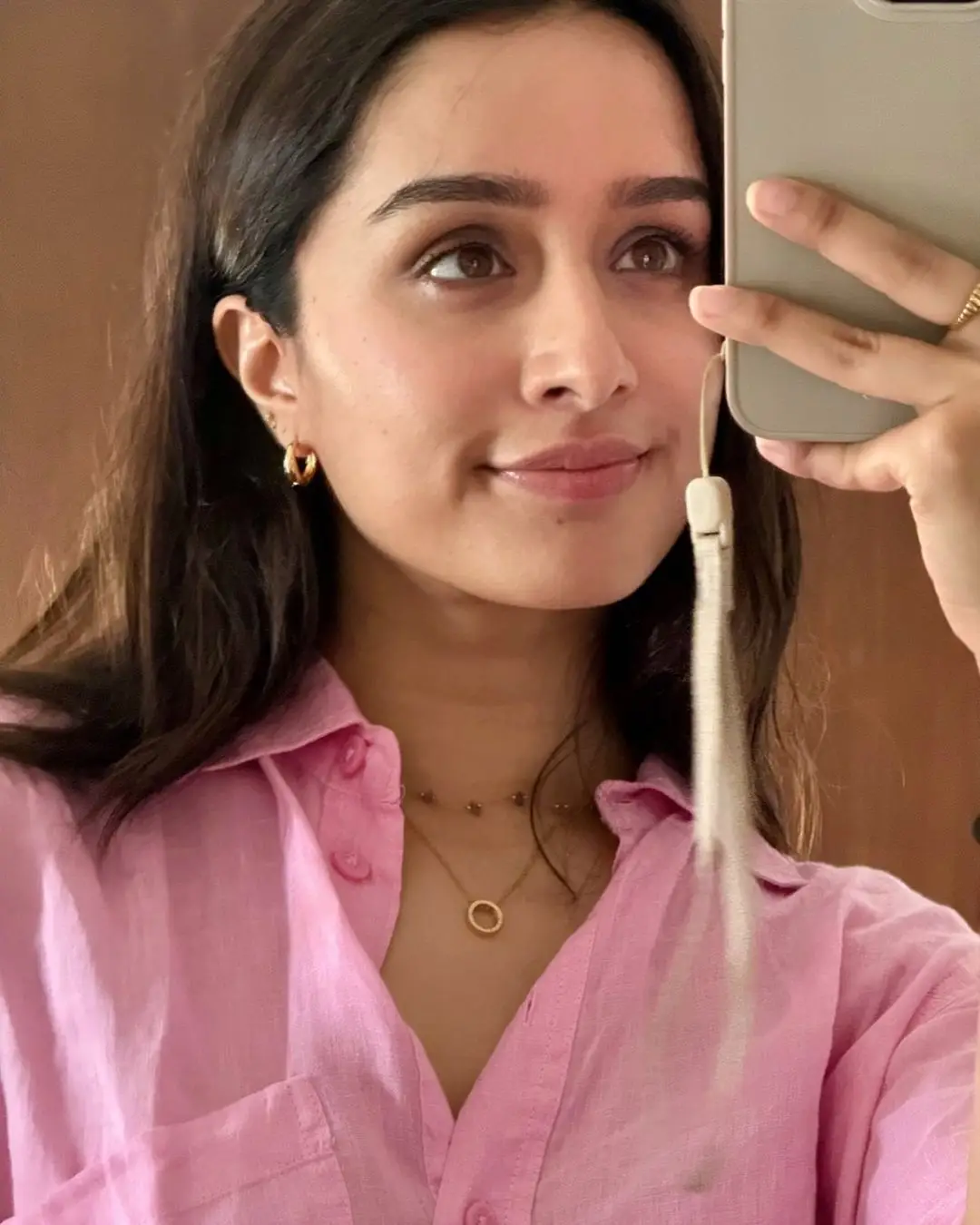 Shraddha Kapoor Stills In Pink Top